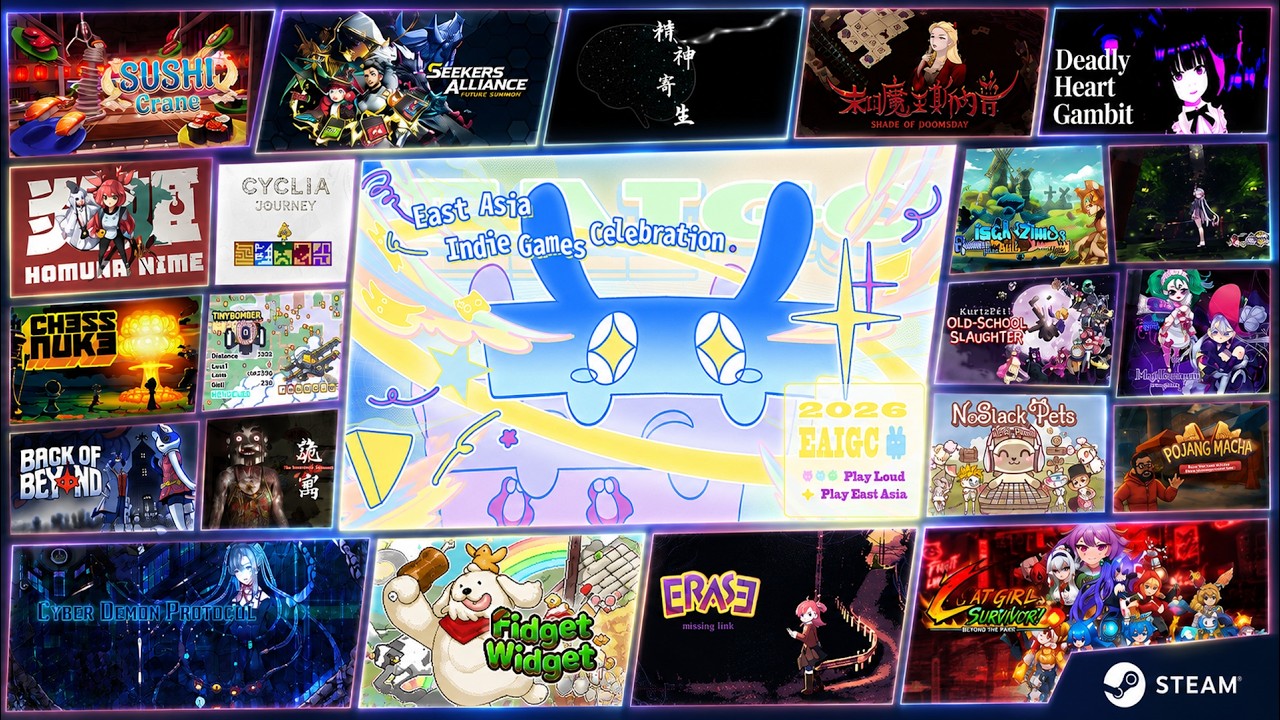 2026 EAIGC 即將開跑！東亞獨立遊戲大集合 Vol. 2｜Must-See Indie Games from East Asia